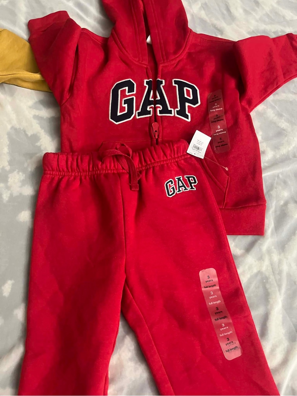 GAP Kids Bright Red Sweatpants - Logo Joggers